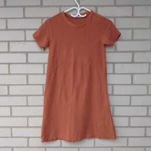 Zara Trafaluc Orange Tunic Top Dress